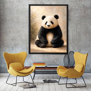 Gentle Bamboo Spirit premium canvas wall art for modern home decor.