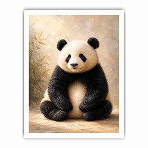 Gentle Bamboo Spirit premium canvas wall art for modern home decor.