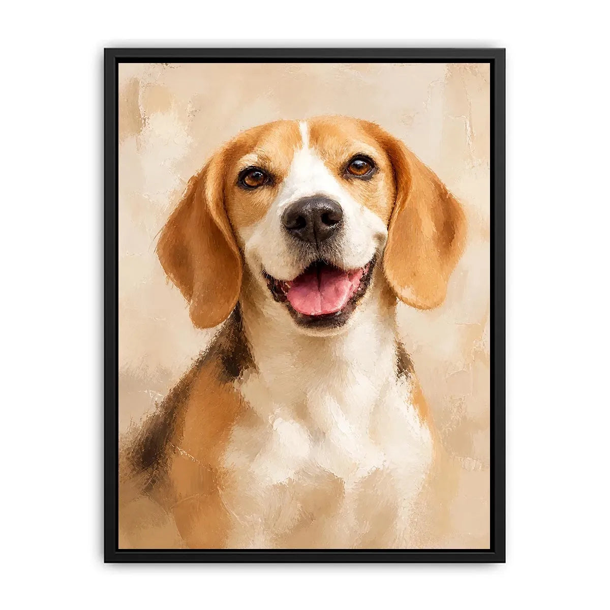 Happy Tail Charm premium canvas wall art for modern home decor.