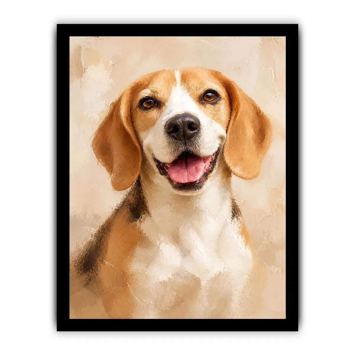 Happy Tail Charm premium canvas wall art for modern home decor.