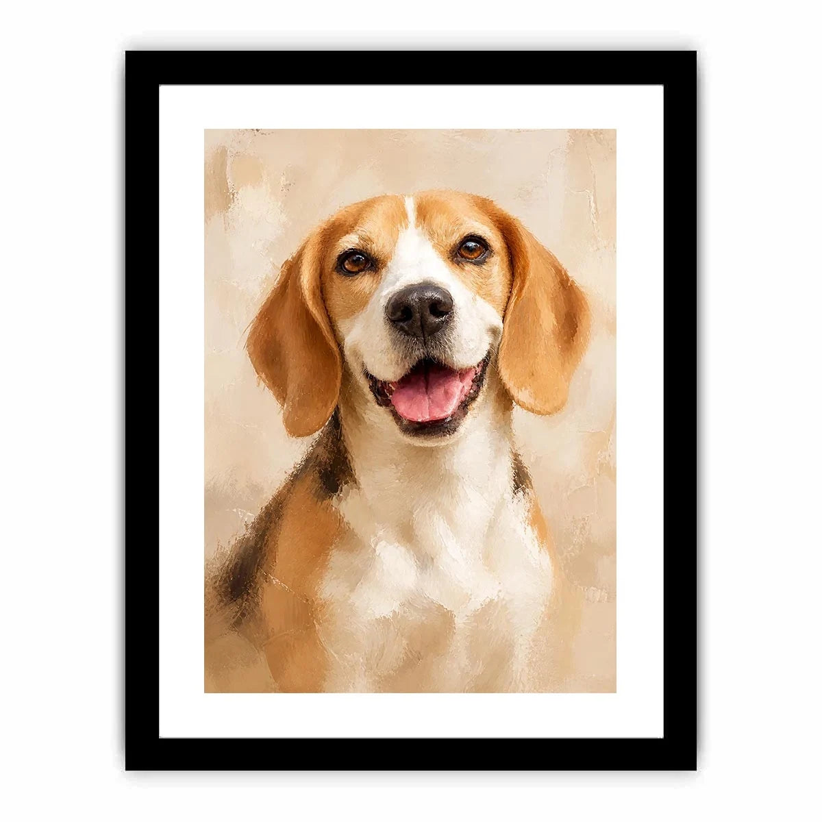 Happy Tail Charm premium canvas wall art for modern home decor.