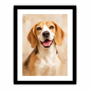Happy Tail Charm premium canvas wall art for modern home decor.