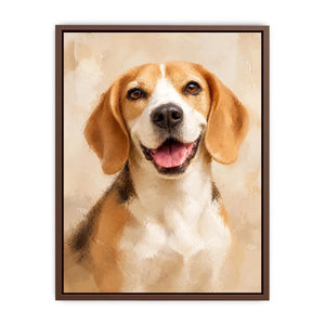 Happy Tail Charm premium canvas wall art for modern home decor.