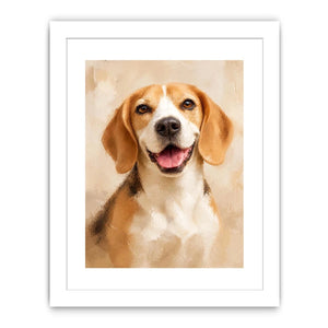 Happy Tail Charm premium canvas wall art for modern home decor.