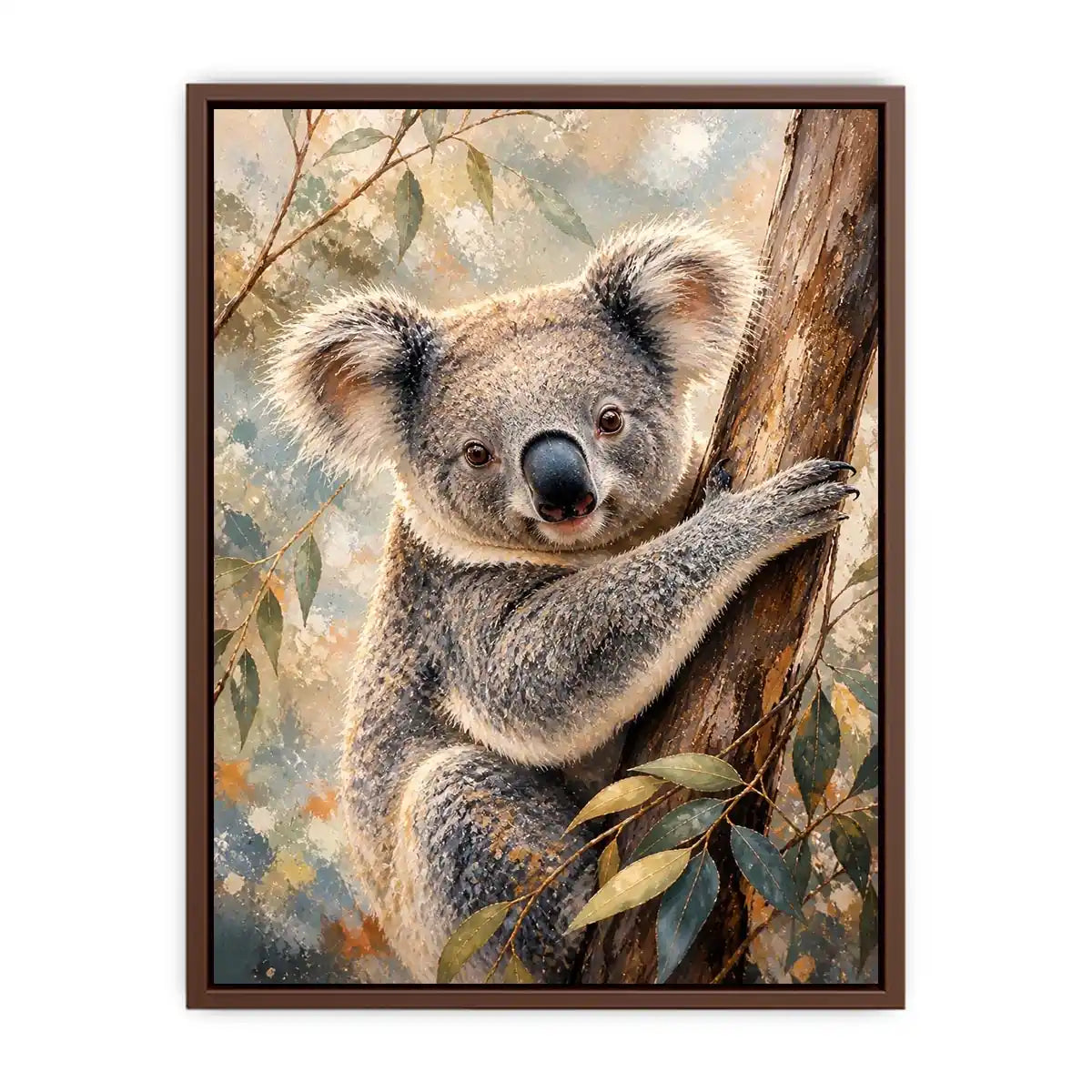 Eucalyptus Whisper premium canvas wall art for modern home decor.