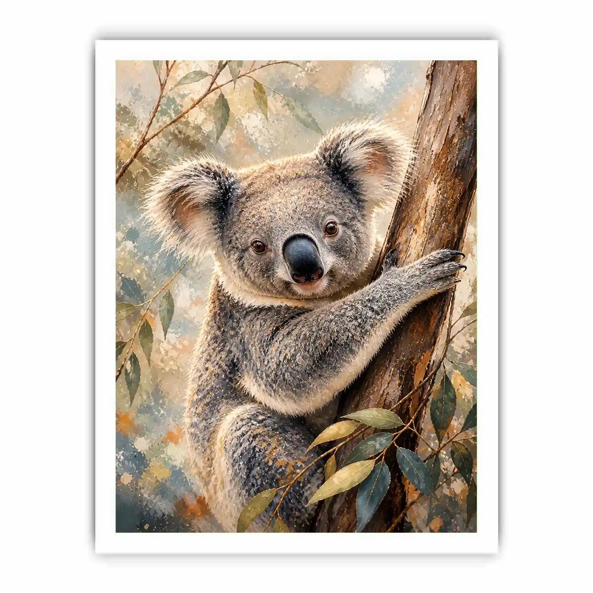 Eucalyptus Whisper premium canvas wall art for modern home decor.
