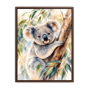 Soft Eucalyptus Haven premium canvas wall art for modern home decor.