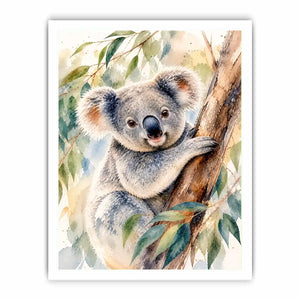 Soft Eucalyptus Haven premium canvas wall art for modern home decor.