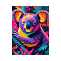 Neon Jungle Spirit premium canvas wall art for modern home decor.
