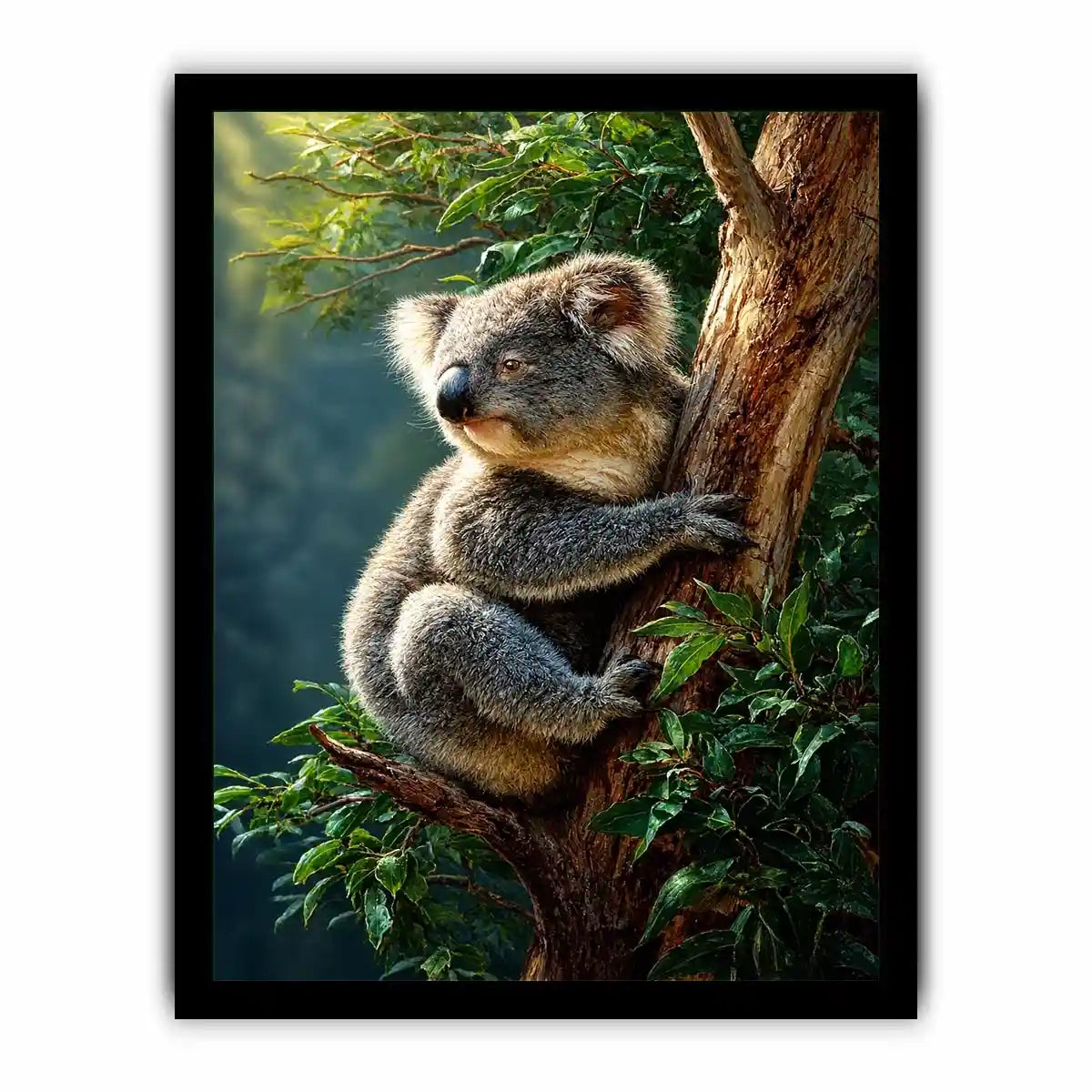 Forest Haven Koala premium canvas wall art for modern home decor.