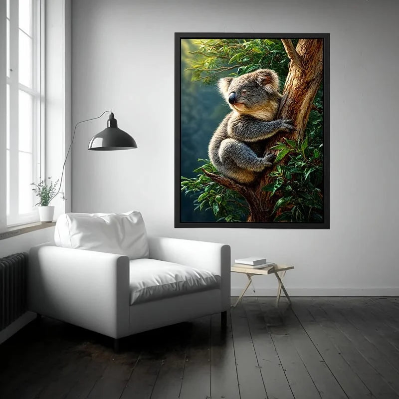 Forest Haven Koala premium canvas wall art for modern home decor.