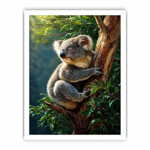 Forest Haven Koala premium canvas wall art for modern home decor.