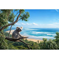 Coastal Dream Koala premium canvas wall art for modern home decor.