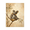 Neutral Harmony Koala premium canvas wall art for modern home decor.