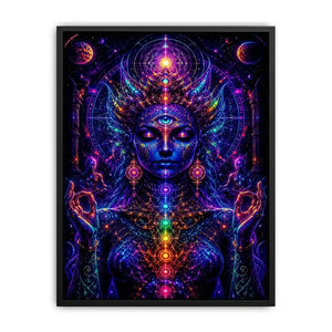 Celestial Chakra Awakening premium canvas wall art for modern home decor.