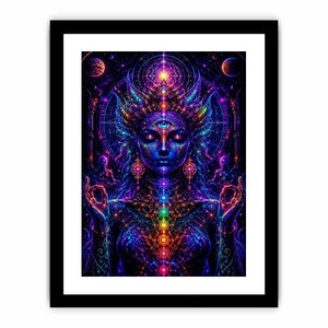 Celestial Chakra Awakening premium canvas wall art for modern home decor.
