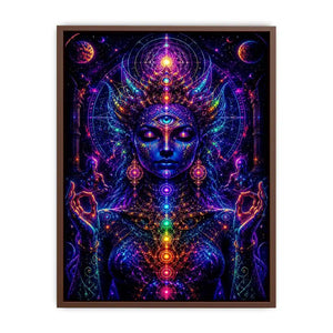 Celestial Chakra Awakening premium canvas wall art for modern home decor.