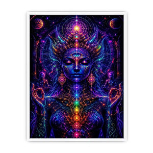 Celestial Chakra Awakening premium canvas wall art for modern home decor.