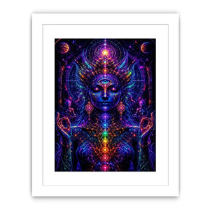 Celestial Chakra Awakening premium canvas wall art for modern home decor.