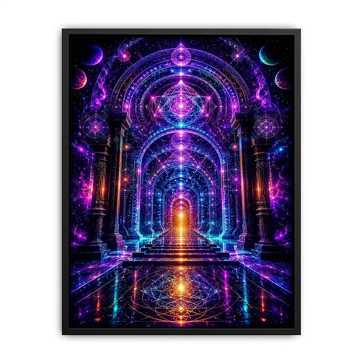 Celestial Gateway of Ascension premium canvas wall art for modern home decor.