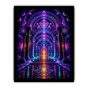 Celestial Gateway of Ascension premium canvas wall art for modern home decor.