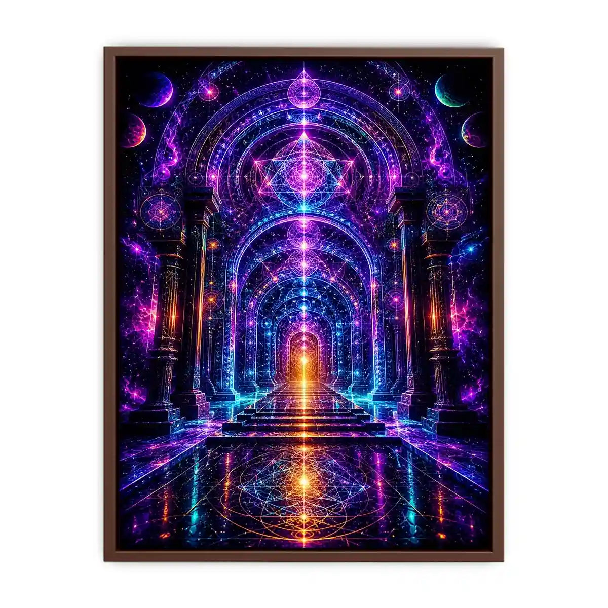 Celestial Gateway of Ascension premium canvas wall art for modern home decor.
