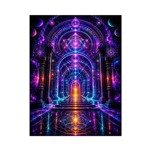 Celestial Gateway of Ascension premium canvas wall art for modern home decor.