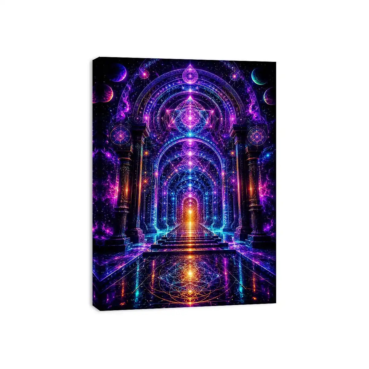 Celestial Gateway of Ascension premium canvas wall art for modern home decor.