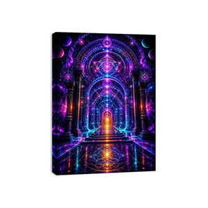 Celestial Gateway of Ascension premium canvas wall art for modern home decor.