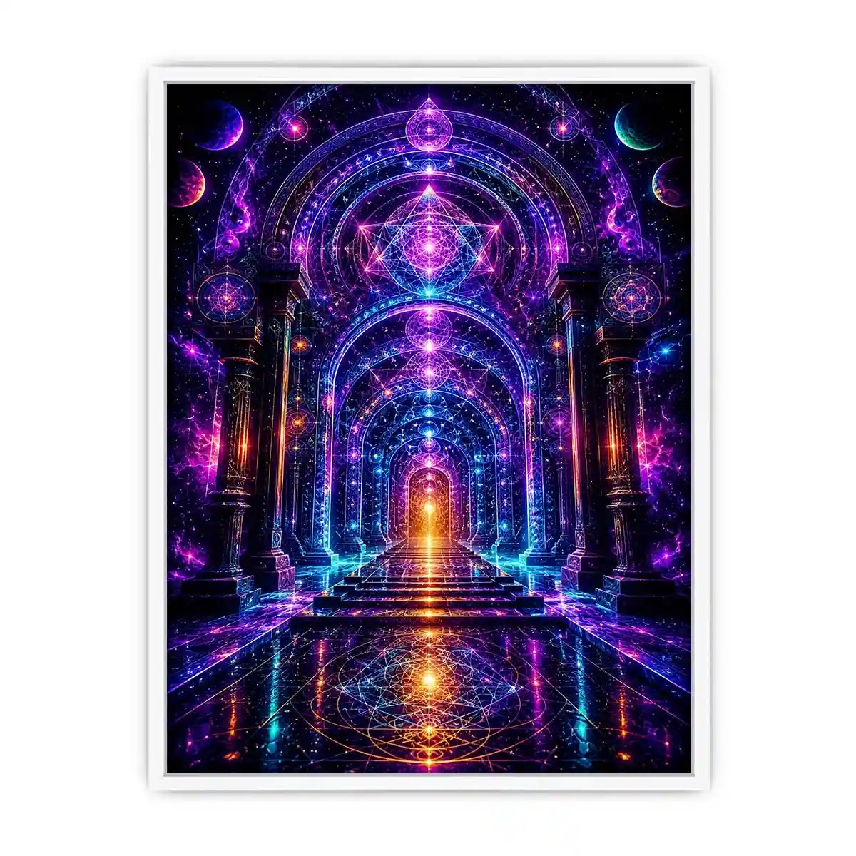 Celestial Gateway of Ascension premium canvas wall art for modern home decor.