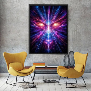Cosmic Awakening canvas art for modern luxury decor.