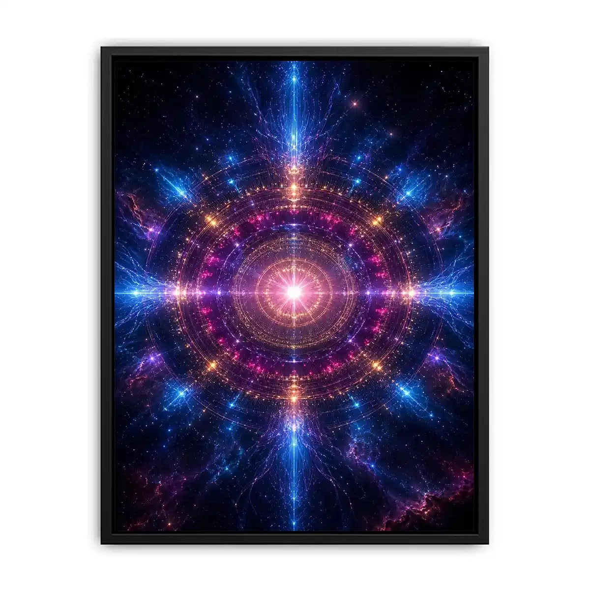 Infinite Radiance canvas art for modern luxury decor.