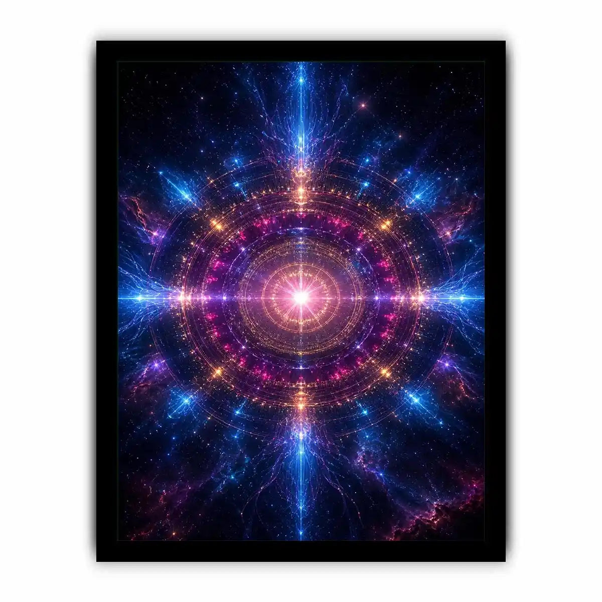 Infinite Radiance canvas art for modern luxury decor.