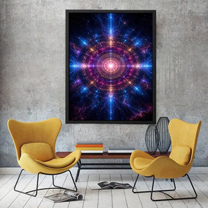 Infinite Radiance canvas art for modern luxury decor.