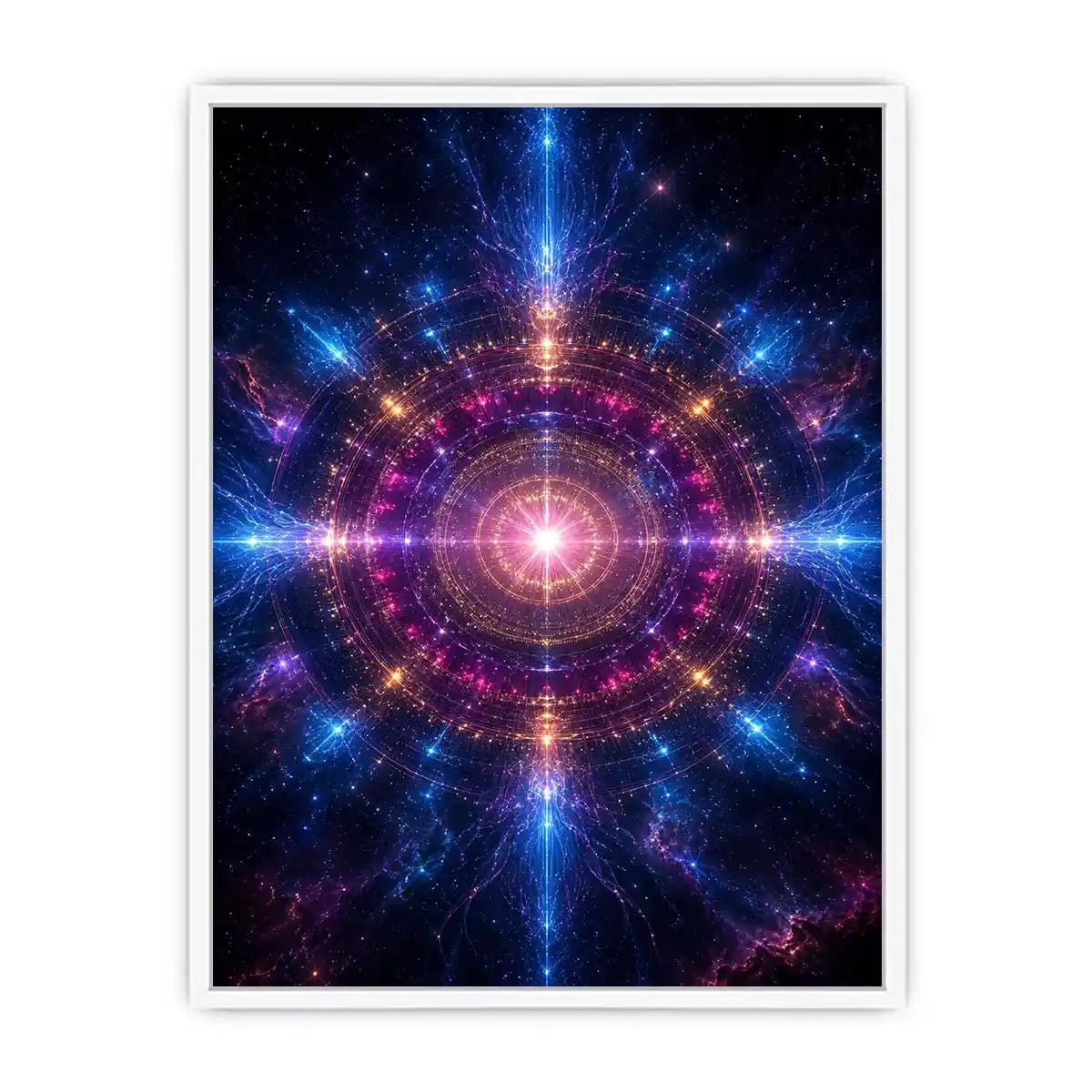 Infinite Radiance canvas art for modern luxury decor.