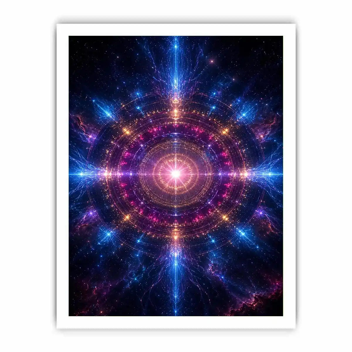 Infinite Radiance canvas art for modern luxury decor.