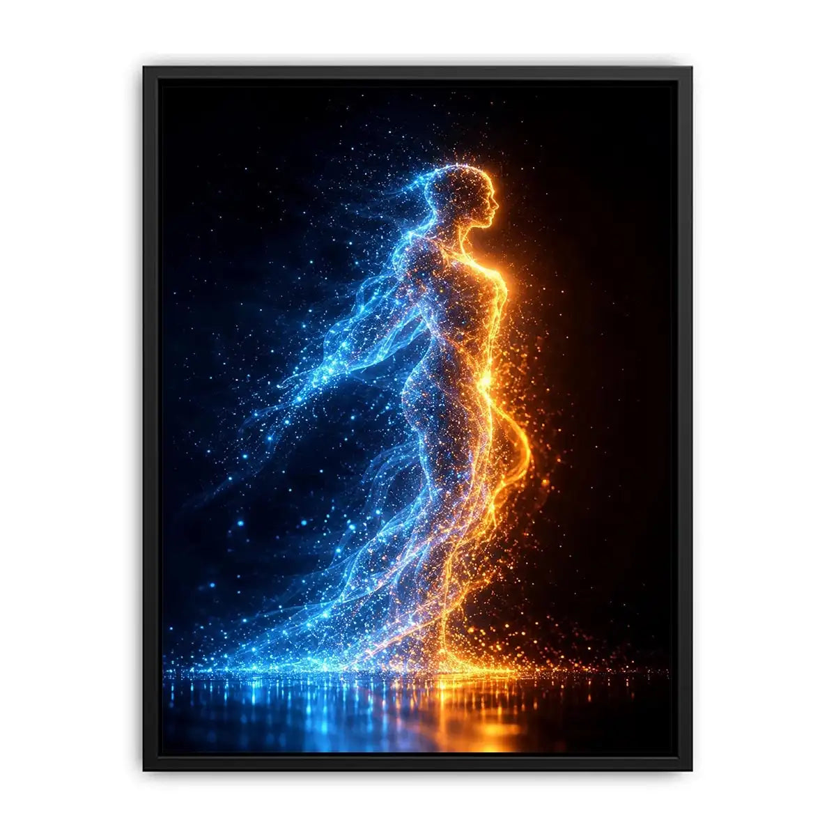 Ethereal Motion canvas art for modern luxury decor.
