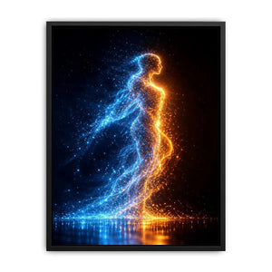 Ethereal Motion canvas art for modern luxury decor.