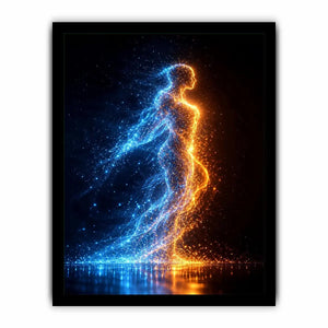 Ethereal Motion canvas art for modern luxury decor.