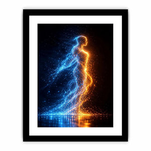 Ethereal Motion canvas art for modern luxury decor.