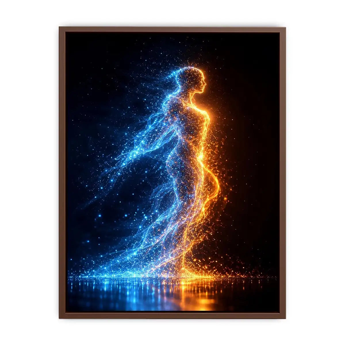 Ethereal Motion canvas art for modern luxury decor.