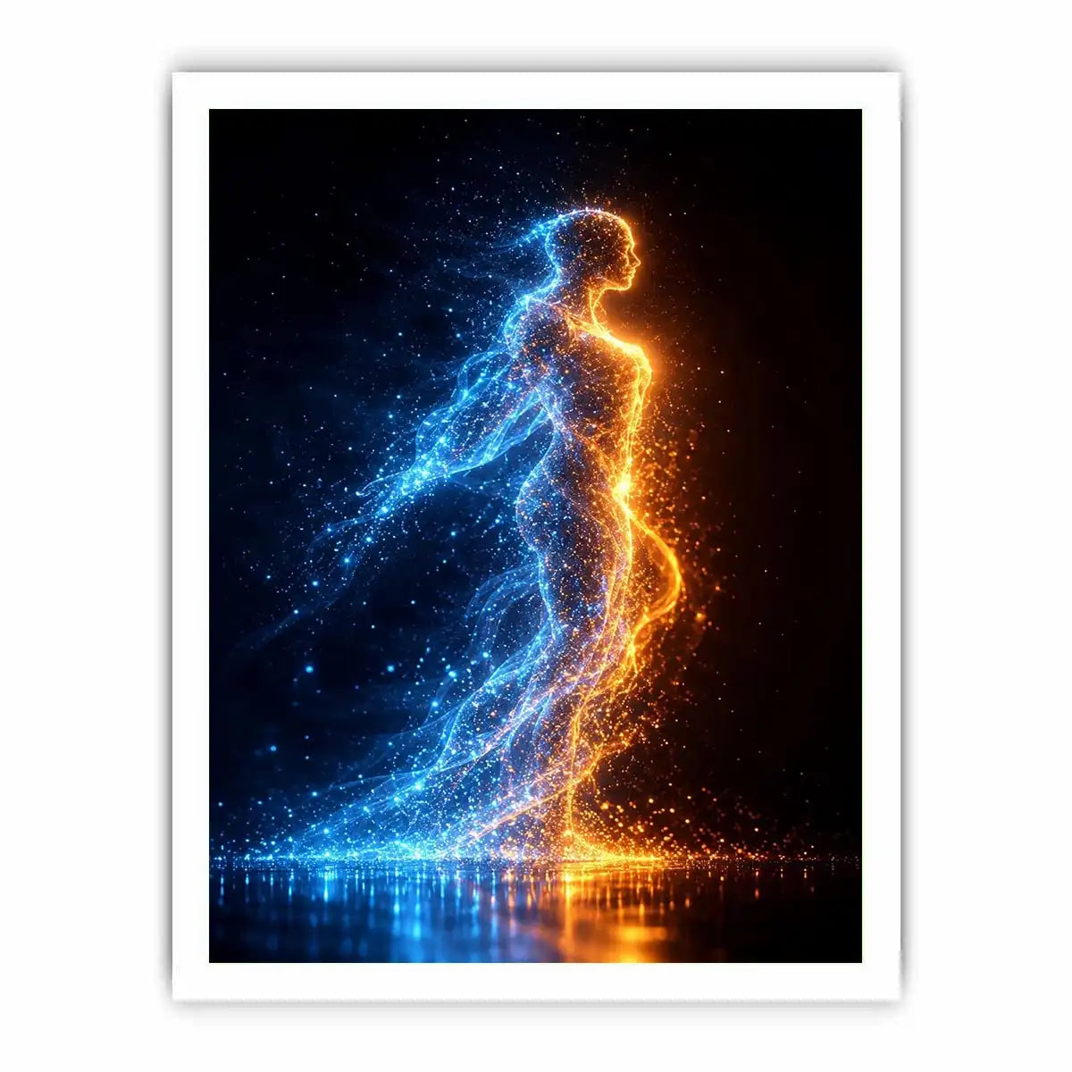 Ethereal Motion canvas art for modern luxury decor.