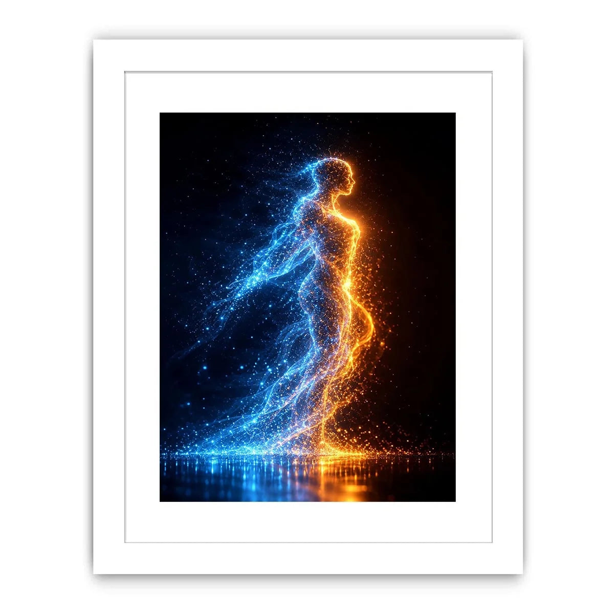 Ethereal Motion canvas art for modern luxury decor.