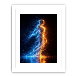 Ethereal Motion canvas art for modern luxury decor.