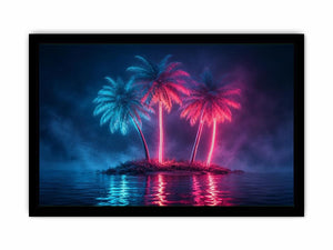 Neon Tide canvas art for modern luxury decor.