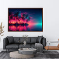 Electric Oasis canvas art for modern luxury decor.
