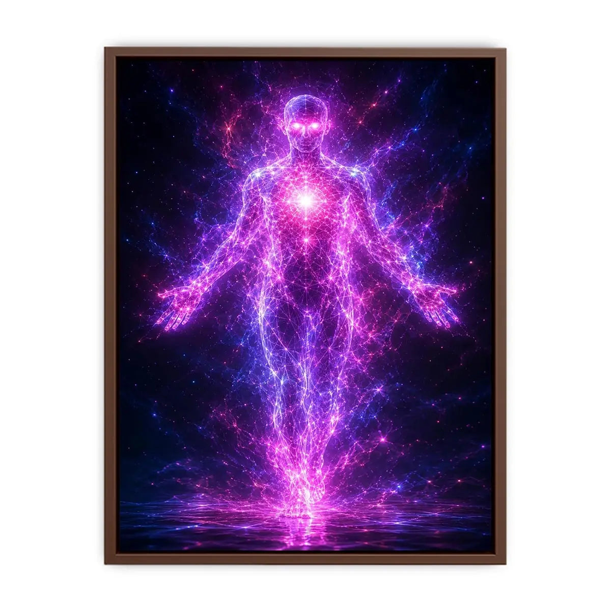 Quantum Ascension canvas art for modern luxury decor.
