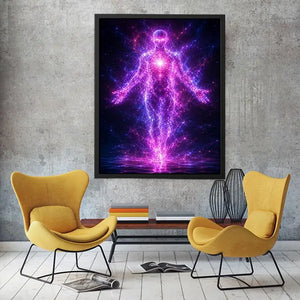 Quantum Ascension canvas art for modern luxury decor.