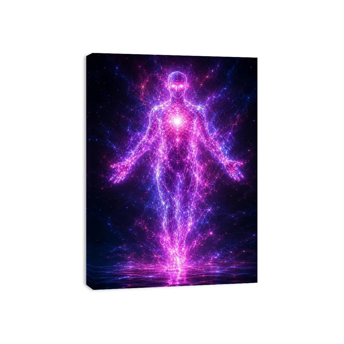 Quantum Ascension canvas art for modern luxury decor.