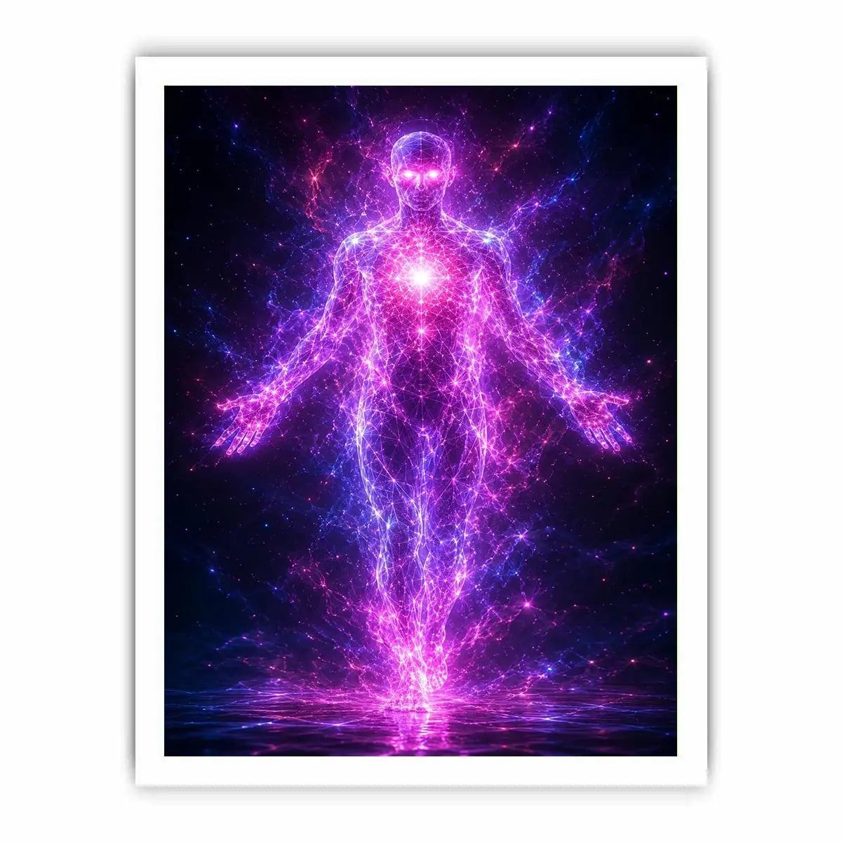 Quantum Ascension canvas art for modern luxury decor.